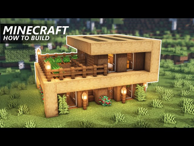 🏡 Minecraft, How to Make a MODERN HOUSE for SURVIVAL, LGDC Ep.7