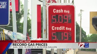 Gas prices hit more than $5 in Rhode Island