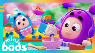 🧁 Crazy Baby Cupcake Chaos 🧁 | Brand New @Minibods | Funny Comedy Cartoon Episodes for Kids
