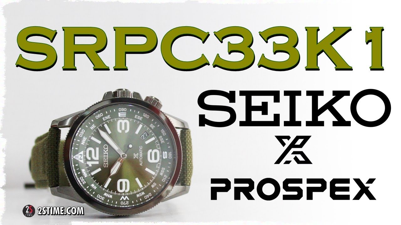 SEIKO Prospex LAND SRPC33K1 | A Great Field Compass Watch Under 350$ -  YouTube