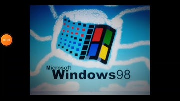 Windows 98 logo MS Paint startup Animation