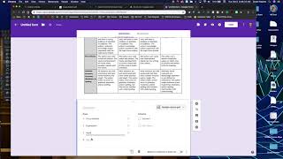 Google Form Rubric