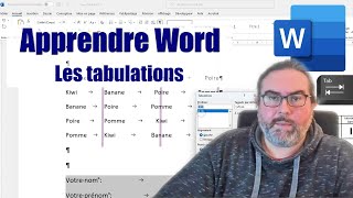 Tuto Word - Les Tabulations