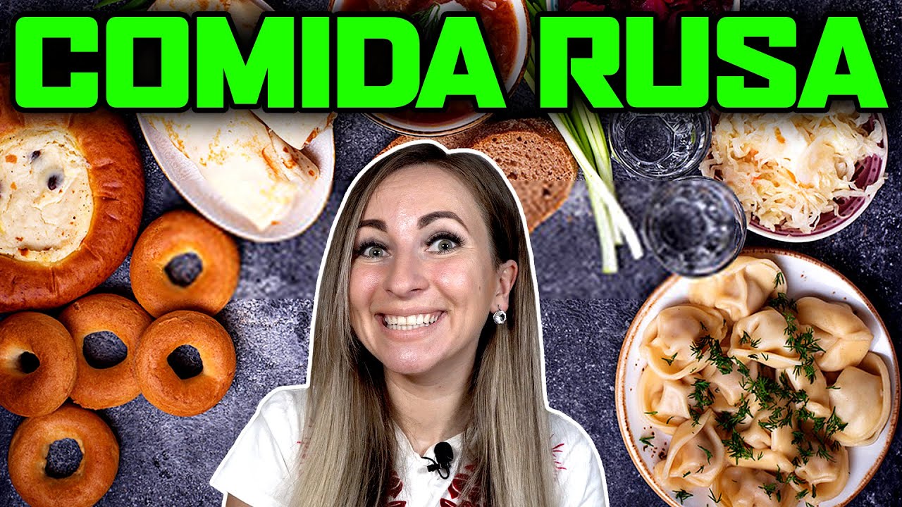 🇷🇺TOP 15 de COMIDA RUSA | COMIDAS RUSAS que DEBES PROBAR | PLATOS TIPICOS de RUSIA