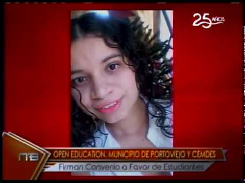 Open Education, Municipio de Portoviejo y CEMDES firman convenio a favor de estudiantes
