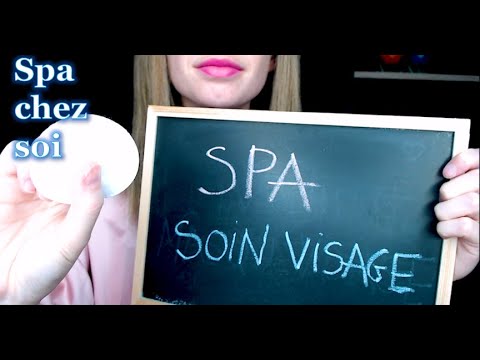 [ASMR] Soin du visage à faire soi-même - Spa chez soi - hand movements