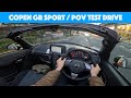 2022 toyota copen gr sport   tiny roadster test drive  pov with binaural audio