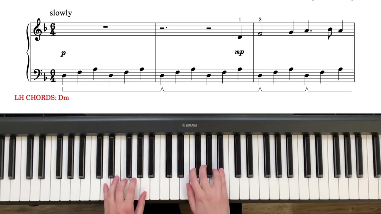 Greensleeves (Trad. English) - Easy Piano Tutorial with Sheet Music