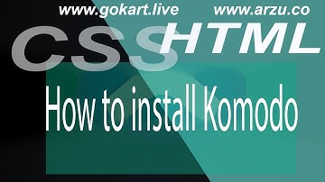 How to install komodo