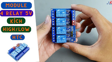 Kết Hợp Mạch Thu RF Với Module 4 Relay 5V Kích High Low HTC | Điện tử DAT