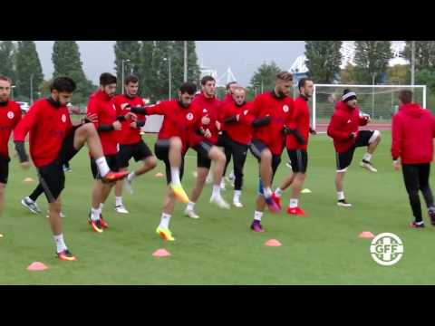 საქართველოს ნაკრების პირველი ვარჯიში კარდიფში