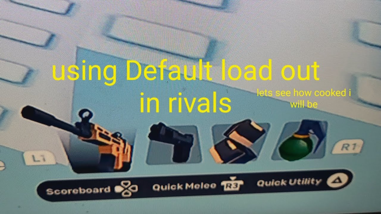 Using Default loadout in roblox rivals - YouTube