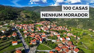 100 casas e 0 moradores! Por que ninguém vive nesse lugar? | Branda da Aveleira, Portugal