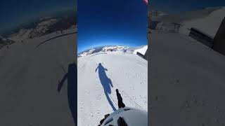 WINTER ❄️ PARAGLIDING LAUNCH 🏃‍♂️🪂 #titlis