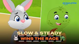 Slow And Steady Wins The Race | Moral Stories | Rabbit And Tortoise Story | Prime Video India
