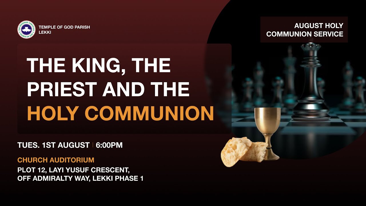 August Holy Communion Service - 1st August 2023 - YouTube