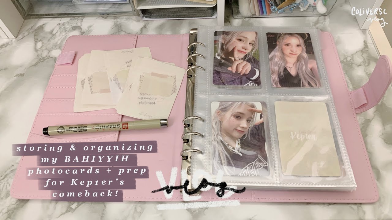 Storing/Organizing My BAHIYYIH Photocards & Binder Setup For Kep1er's Magic Hour Comeback