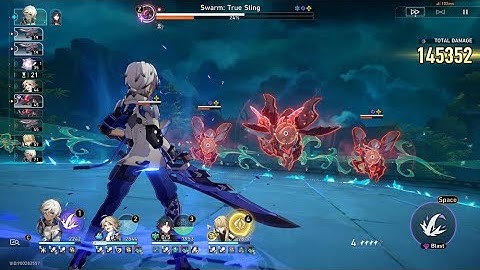 Lv. 1 Arlan & Lv. 1 Yanqing Beat Memory of Chaos 10, Team 2, True Sting | Honkai: Star Rail