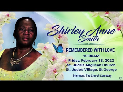 A Service of Thanksgiving for Shirley Smith.