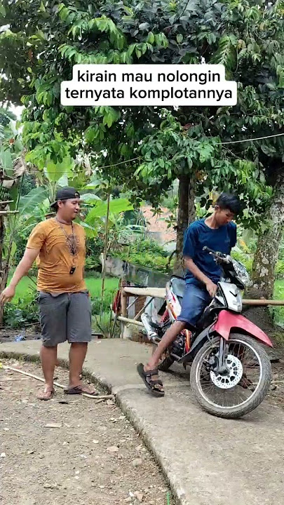 kirain mau nolongin ternyata komplotannya #komedi #humor