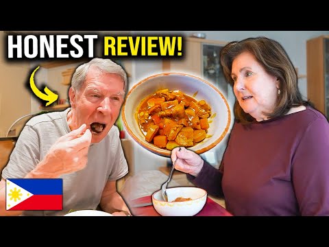 BRITISH MOM tries Homecooked FILIPINO FOOD