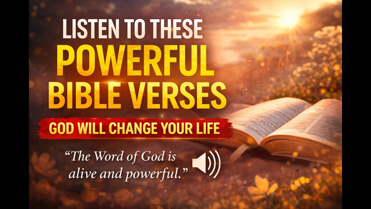 Listen and Read These Powerful Bible Verses | God Will Change Your Life ...