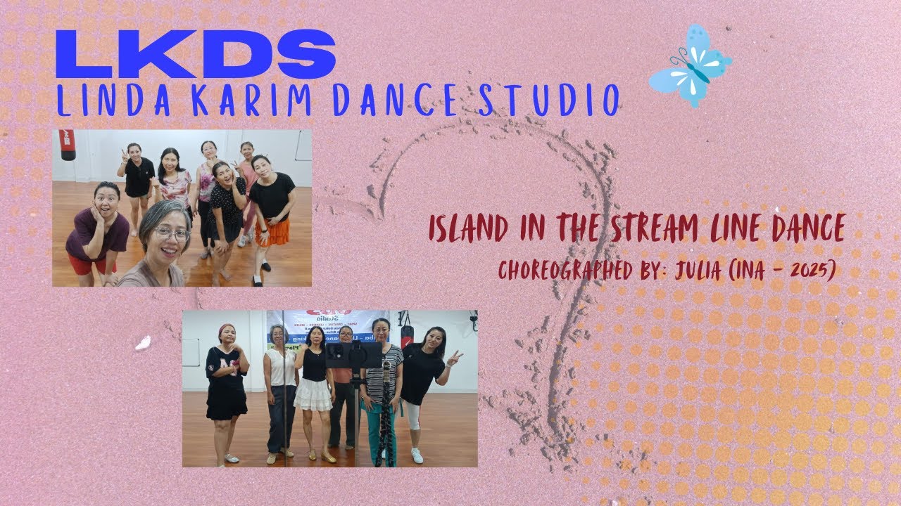 Island In The Stream Line Dance || Choreo : Julia (INA -2025)