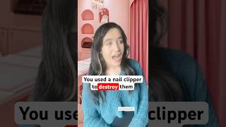 Nail tech won’t fix nails for FREE?! #shorts