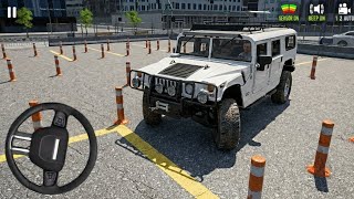 Extreme Hummer SUV Parking 2026: Hard Obstacle Course Tight Space - Realistic car Driving Gameplay screenshot 4