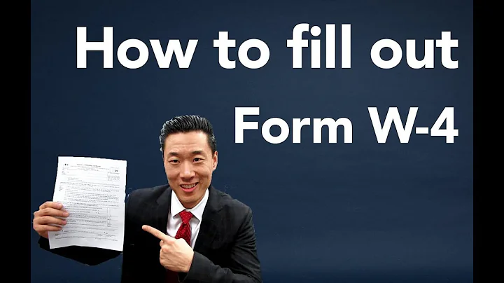 How to fill out a W4 Form