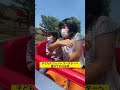 子供にジェットコースターへ乗せられるお母さん #shorts
