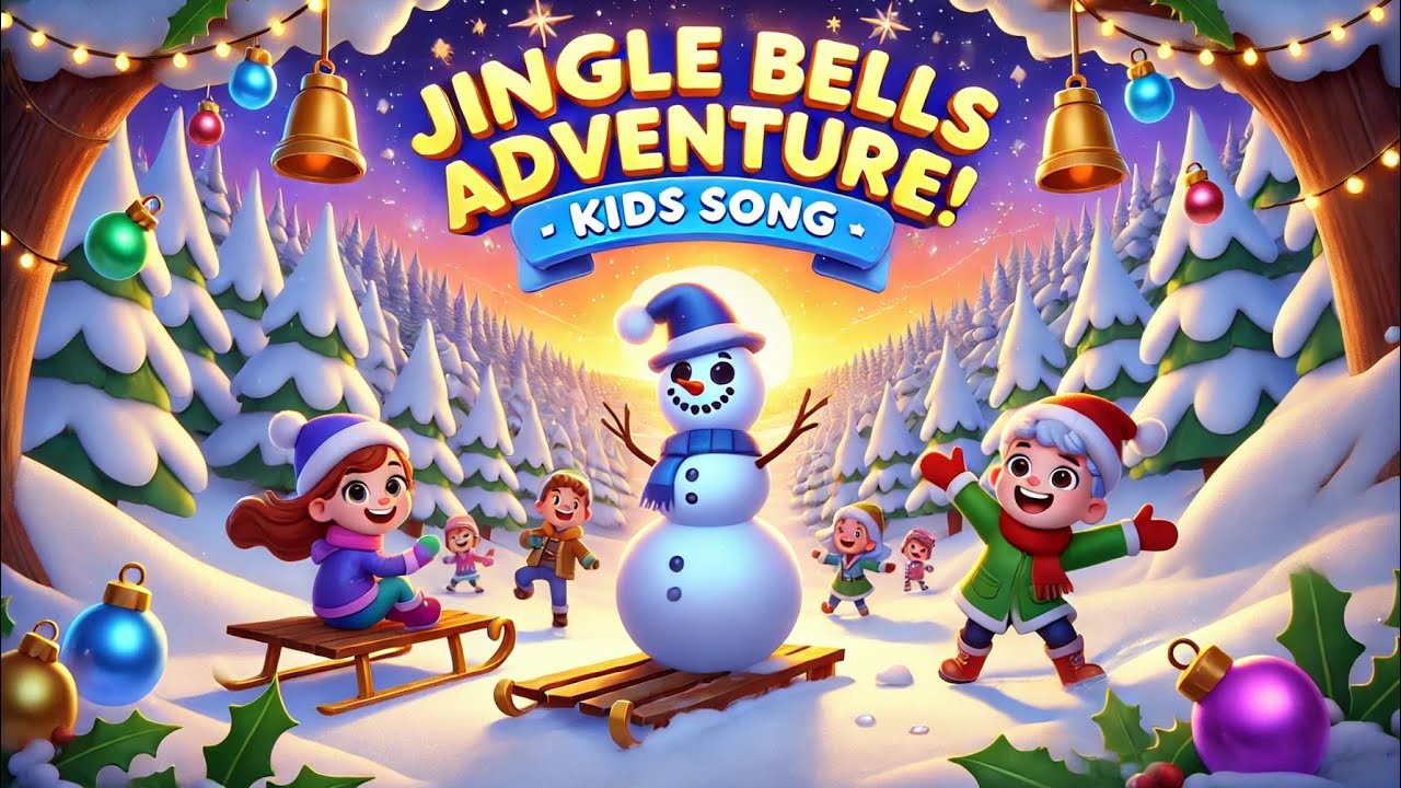 Jingle Bells jingle bells Adventure - Magical Kids Song | Fun Winter ...