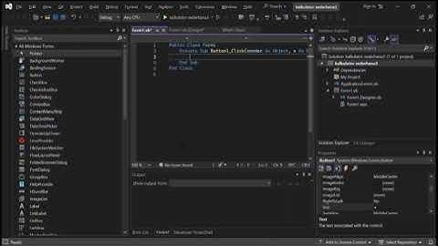 Tutorial membuat Kalkulator sederhana di aplikasi Visual Studio 2022