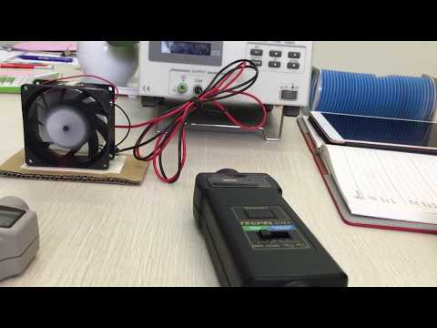 如何使用轉速計來校正風扇, 馬達 的轉速 ? TECPEL Tachometer 轉速計的應用教學