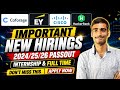 Coforage, EY, Cisco Hiring 2026 🔥 Freshers Must Apply | Internship + Full Time