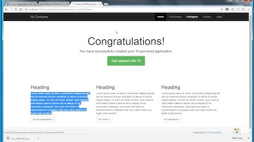 YII2 Framework - Post page - Create a timeline
