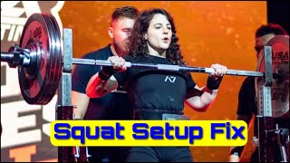 Squat Unrack Fix: Set Up In Front Of The Bar