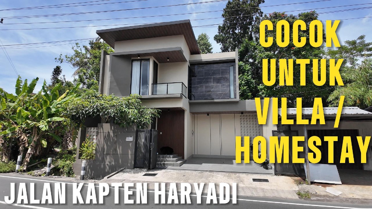 Rumah Modern Kontemporer Jalan Kapten Haryadi Cocok untuk Villa ata Home Stay | Dijual Rumah Jogja