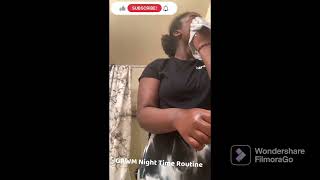 Night time routine with me😇 so cringey 😂