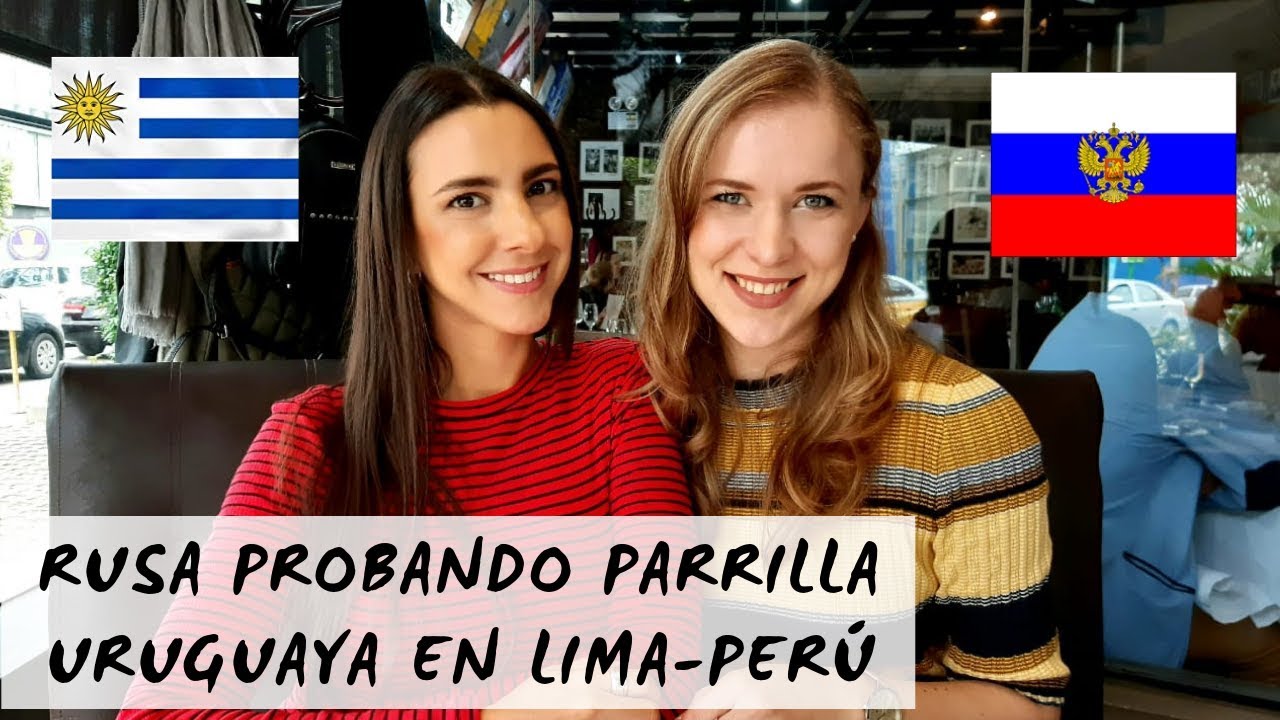 RUSA probando COMIDA URUGUAYA 🇷🇺🇵🇪