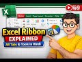 MS Excel Ribbon Tools Explained | All Tabs &amp; Their Uses in Hindi | Excel for Beginners