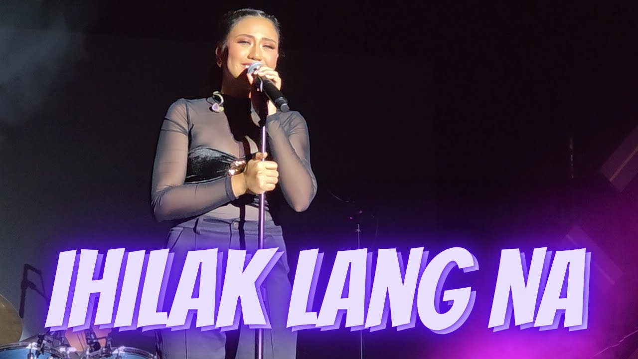Morissette singing “Ihilak Lang Na” LIVE Houston Texas June 14th, 2025