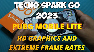 PUBG Mobile Lite in Tecno Spark Go 2023 (Hand Cam)
