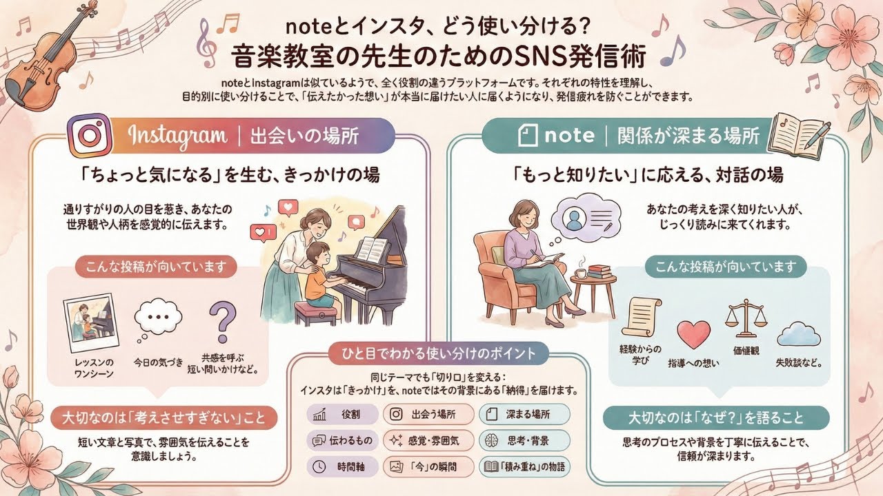 Note Blog Sns SNS発信「noteとInstagram、どっちに何を書けばいいの?」 - YouTube