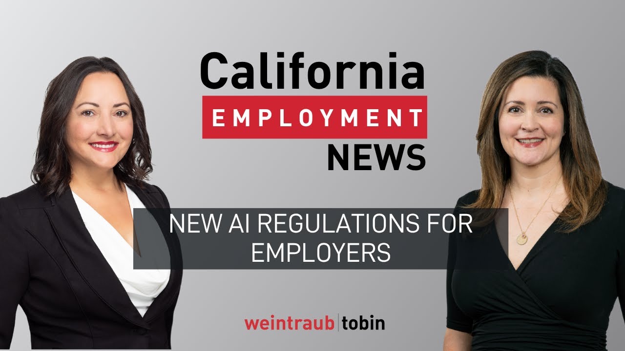 California Employment News: New AI Regulations for Employers - YouTube
