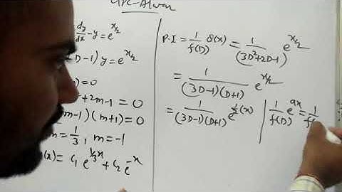 example on l. d .e solve by easy method lect-1