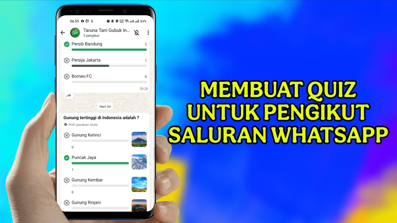 Fitur Baru WhatsApp! Cara Membuat Quiz Di Saluran WhatsApp 