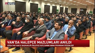 Van’da Halepçe Mazlumları Anıldı