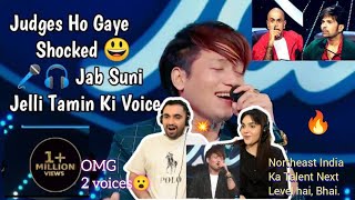 Celebrity Jeli Tamin singing  from Arunachal Pradesh | Indian Idol Audition | Male & Female Voice | Reaction Profile