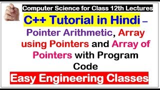 Pointer Arithmetic, Array using Pointers and Array of Pointers with Program Code